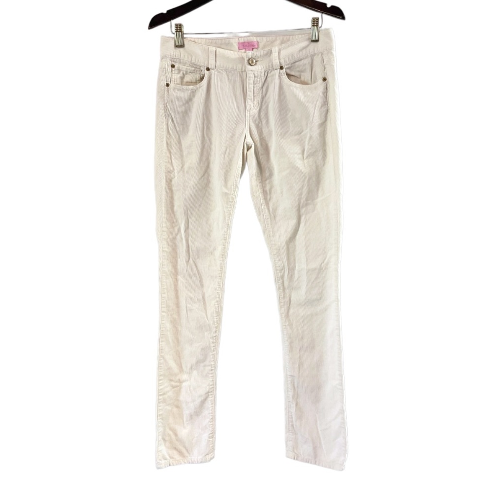 Lilly Pulitzer Soft Cream Straight Leg Jeans